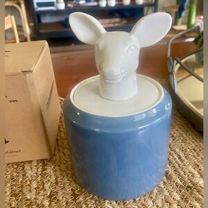 Doe Head Ceramic Kitchen Canister Designed By Angeline Tetrault for IMM Living